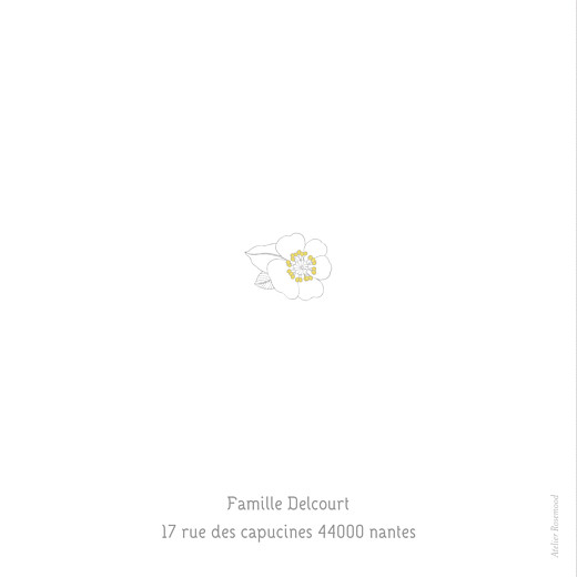 Faire-part de naissance Couronne de fleurs blanc - Page 4 Faire-part de naissance Couronne de fleurs blanc - Page 4