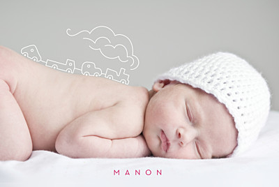 Faire-part de naissance Mon petit voyageur blanc finition Faire-part de naissance Mon petit voyageur blanc finition
