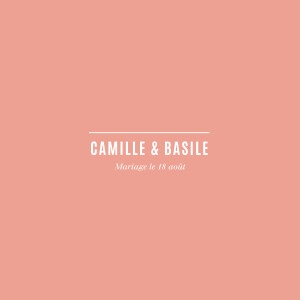 Faire-part de mariage Trait contemporain corail Faire-part de mariage Trait contemporain corail