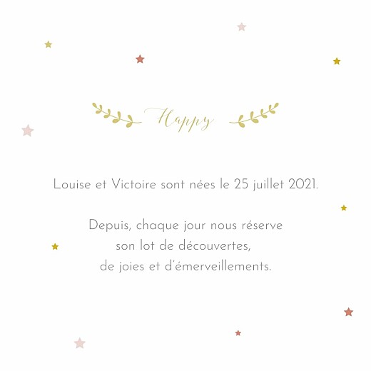 Faire-part de naissance Lovely family twins (triptyque) fille - Page 3 Faire-part de naissance Lovely family twins (triptyque) fille - Page 3