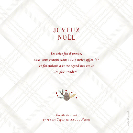 Carte de voeux Noël écossais 8 photos rouge - Page 2 Carte de voeux Noël écossais 8 photos rouge - Page 2