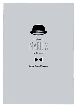 Couverture Livret de messe Dandy gris - Page 1 Couverture Livret de messe Dandy gris - Page 1