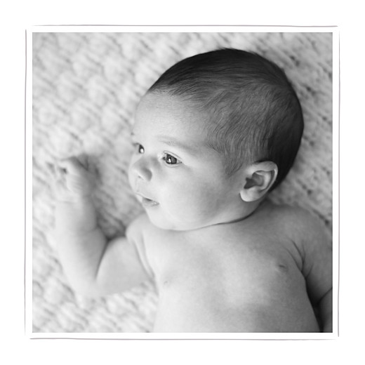 Faire-part de naissance Ma perle 3 photos (dorure) blanc Faire-part de naissance Ma perle 3 photos (dorure) blanc