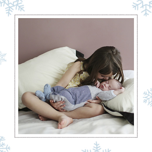Faire-part de naissance Premiers flocons (triptyque) bleu clair - Page 5 Faire-part de naissance Premiers flocons (triptyque) bleu clair - Page 5