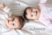 Faire-part de naissance Jumeaux the photo! paysage blanc Faire-part de naissance Jumeaux the photo! paysage blanc