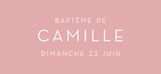 Etiquette perforée baptême Élégant cœur rose Etiquette perforée baptême Élégant cœur rose