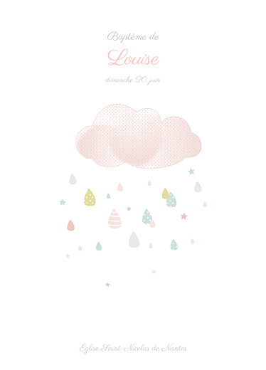 Couverture Livret de messe Tombe la pluie rose - Page 1 Couverture Livret de messe Tombe la pluie rose - Page 1
