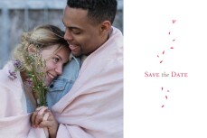 Save the Date Bouquet rouge Save the Date Bouquet rouge