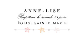 Etiquette perforée baptême Liberty origami étoiles rose