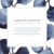 Faire-part de mariage Ombres florales bleu - Page 1 Faire-part de mariage Ombres florales bleu - Page 1