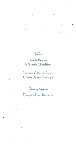 Menu de mariage Nuit d'été (4 pages) bleu - Page 2 Menu de mariage Nuit d'été (4 pages) bleu - Page 2