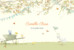 Faire-part de naissance Conte champêtre paysage 4p vert - Page 1 Faire-part de naissance Conte champêtre paysage 4p vert - Page 1