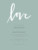 Faire-part de mariage Lettres d'amour portrait vert - Page 1 Faire-part de mariage Lettres d'amour portrait vert - Page 1
