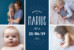 Faire-part de naissance Bienvenue paysage bleu - Page 1 Faire-part de naissance Bienvenue paysage bleu - Page 1