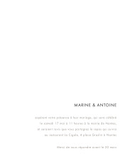 Faire-part de mariage Étincelles (dorure) bleu marine Faire-part de mariage Étincelles (dorure) bleu marine