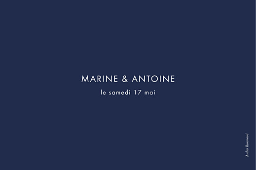 Marque-table mariage Étincelles (dorure) bleu marine - Page 2