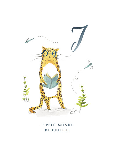 Affiche ABC… Jaguar Bleu - Recto Affiche ABC… Jaguar Bleu - Recto