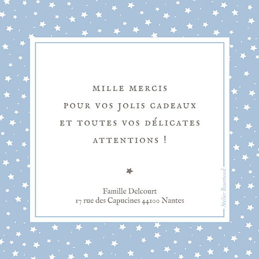 Carte de remerciement Petit souvenir étoilé bleu - Page 2 Carte de remerciement Petit souvenir étoilé bleu - Page 2