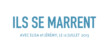 Etiquette perforée mariage Marrons-nous bleu fonce - Page 1