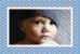 Faire-part de naissance Pattern paysage 2 photos rouge bleu - Page 1 Faire-part de naissance Pattern paysage 2 photos rouge bleu - Page 1