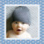 Faire-part de naissance Petit pattern (triptyque) bleu, blanc & rouge Faire-part de naissance Petit pattern (triptyque) bleu, blanc & rouge
