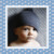 Faire-part de naissance Petit pattern (triptyque) bleu, blanc & rouge Faire-part de naissance Petit pattern (triptyque) bleu, blanc & rouge