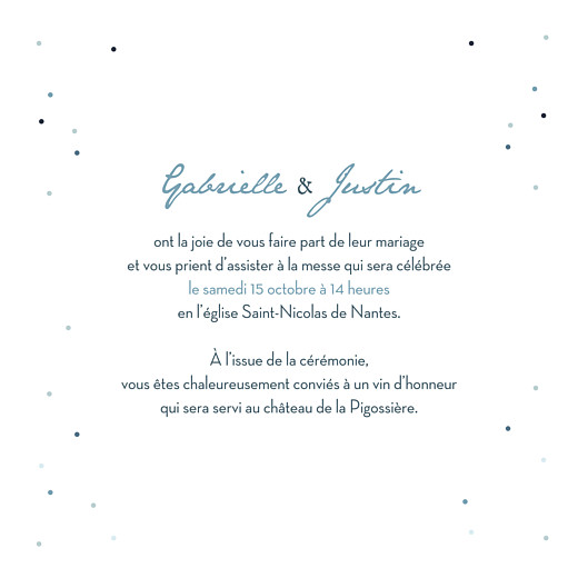 Faire-part de mariage Nuit d'été (4 pages) bleu - Page 3 Faire-part de mariage Nuit d'été (4 pages) bleu - Page 3