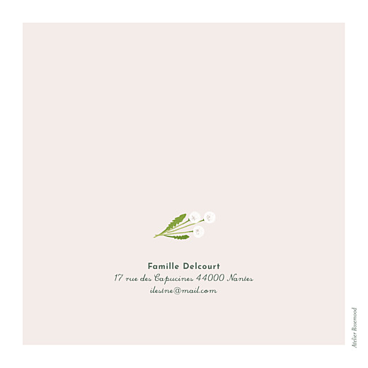 Faire-part de naissance Petits habits d'été vert - Page 4 Faire-part de naissance Petits habits d'été vert - Page 4