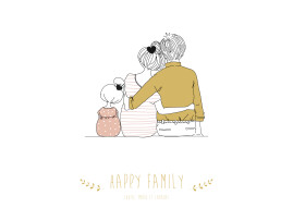 Affiche Lovely family fille
