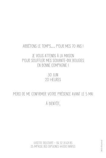 Carte D Invitation Anniversaire Adulte 4 Photos Rosemood Be