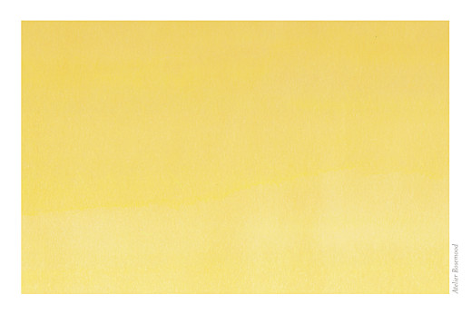 Carte de correspondance Aquarelle jaune - Verso