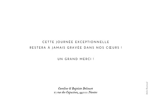 Carte de remerciement mariage Infiniment 3 photos blanc - Page 2 Carte de remerciement mariage Infiniment 3 photos blanc - Page 2