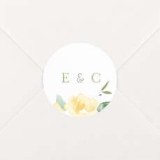 Stickers pour enveloppes mariage Jardin anglais vert Stickers pour enveloppes mariage Jardin anglais vert