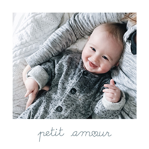 Faire-part de naissance Mots doux (mini format) amour Faire-part de naissance Mots doux (mini format) amour