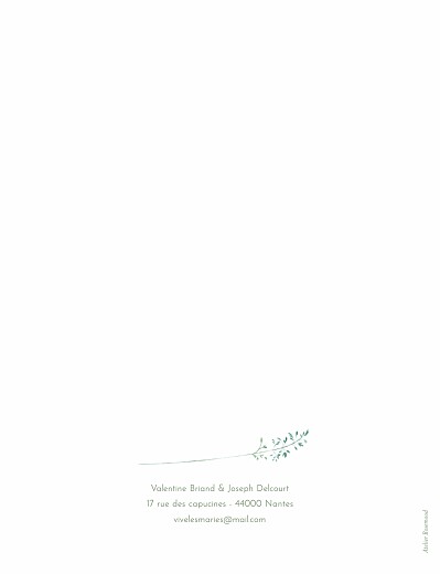 Faire-part de mariage Les hautes herbes portrait vert - Page 2 Faire-part de mariage Les hautes herbes portrait vert - Page 2