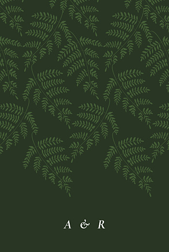 Faire-part de mariage Joli sous-bois vert Faire-part de mariage Joli sous-bois vert