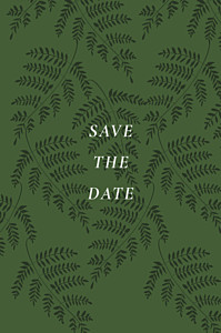 Save the date joli sous-bois vert Save the date joli sous-bois vert