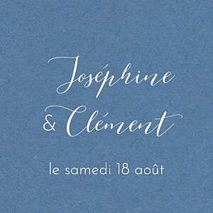 Etiquette de mariage belle saison bleu Etiquette de mariage belle saison bleu