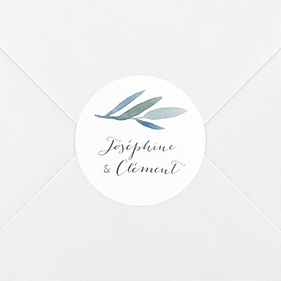 Stickers mariage belle saison blanc Stickers mariage belle saison blanc