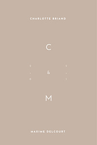 Carton d'invitation mariage moderne le fil (portrait) beige Carton d'invitation mariage moderne le fil (portrait) beige