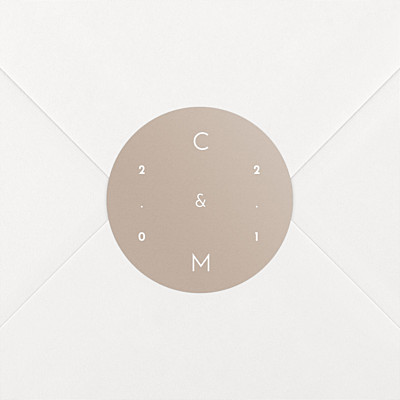 Stickers mariage le fil beige Stickers mariage le fil beige