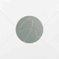 Stickers pour enveloppes mariage Le Fil vert
