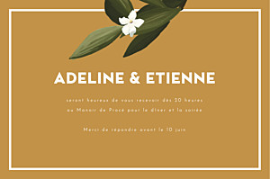 Carton d'invitation mariage moderne bahia bleu Carton d'invitation mariage moderne bahia bleu