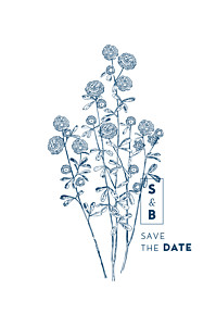 Save the date bleu laure de sagazan bleu Save the date bleu laure de sagazan bleu