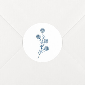 Stickers pour enveloppes mariage Laure de Sagazan blanc