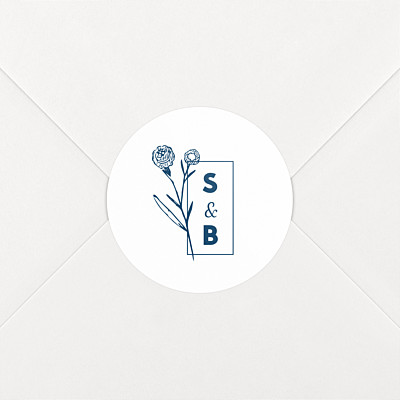 Stickers mariage laure de sagazan blanc Stickers mariage laure de sagazan blanc