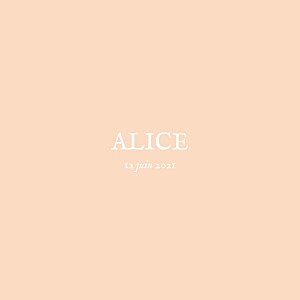 Faire-part de naissance rose gypsophile chic (dorure) rose Faire-part de naissance rose gypsophile chic (dorure) rose