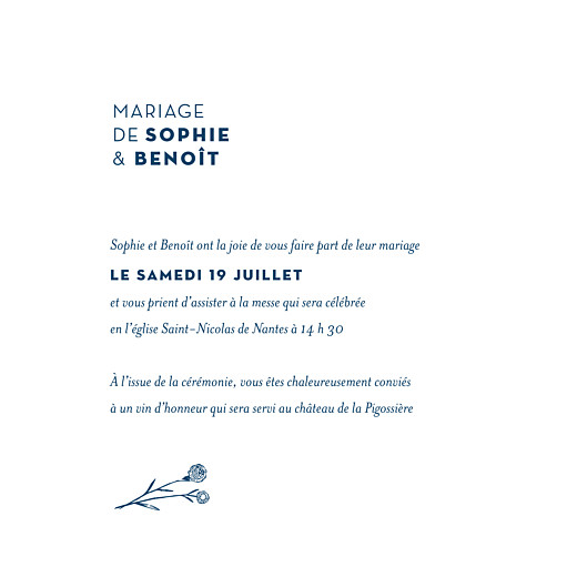 Faire-part de mariage Laure de sagazan carré (dorure) bleu marine - Page 3 Faire-part de mariage Laure de sagazan carré (dorure) bleu marine - Page 3
