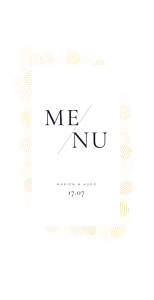Menu de mariage bleu sequins (4 pages) jaune Menu de mariage bleu sequins (4 pages) jaune