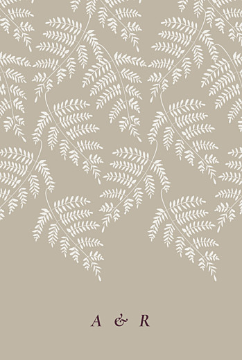 Faire-part de mariage Joli sous-bois beige Faire-part de mariage Joli sous-bois beige